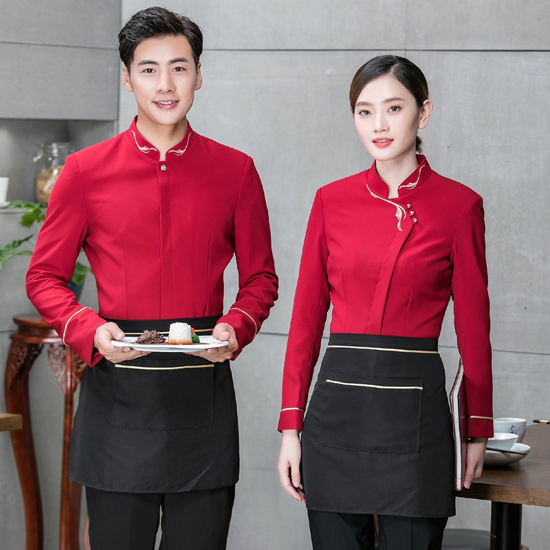 优雅与实用并重 秋冬长袖餐饮服务人员工作服的选择指南